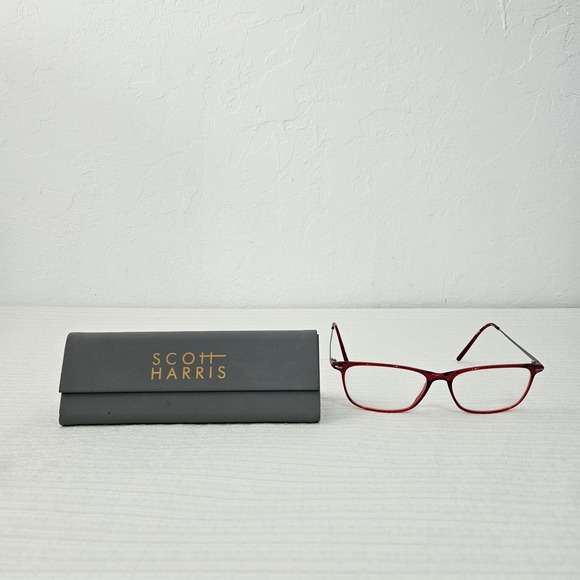 Scott Harris Eyeglass FRAMES ONLY Full Rim Metal Frame Made in Italy SH-682 - Picture 5 of 9